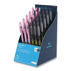 Schneider Voyage Rollerball Stift mit Halterung, 30 Stück